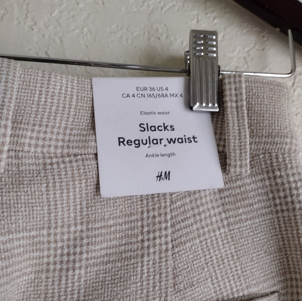 H&M women's regular waist slacks pants - Picture 4 of 5